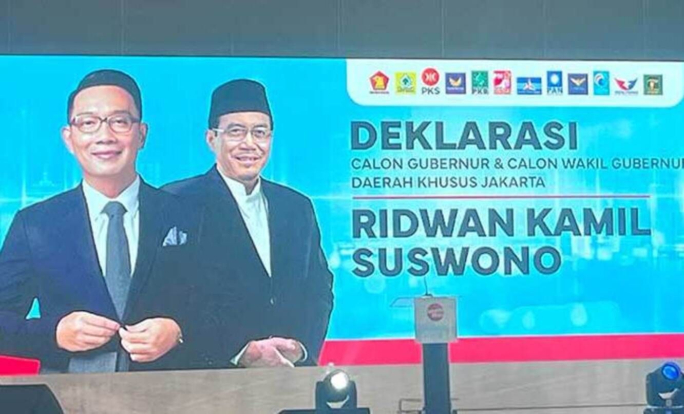 Deklarasi Ridwan Kamil Suswono