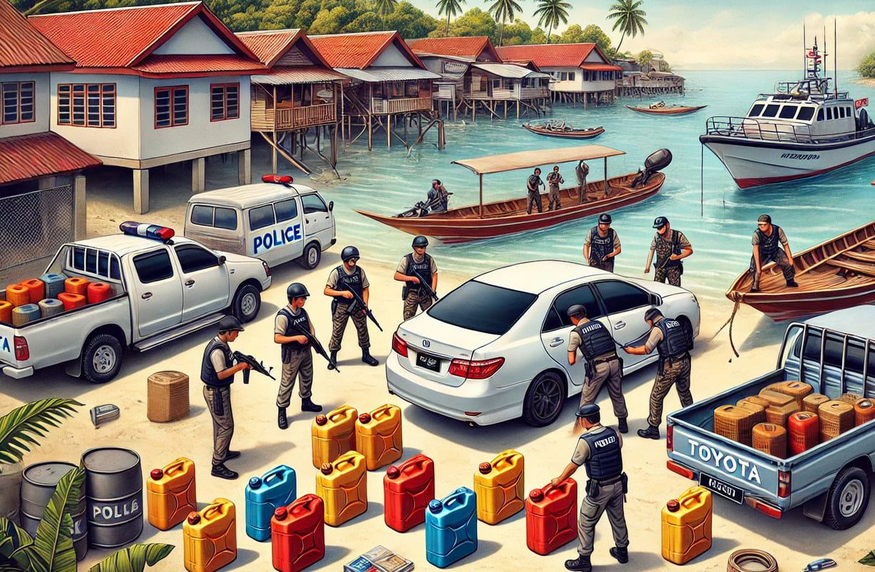 Ilustrasi Penimbunan BBM Batam