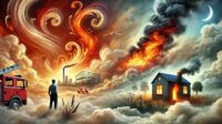 Ilustrasi arti mimpi melihat kebakaran