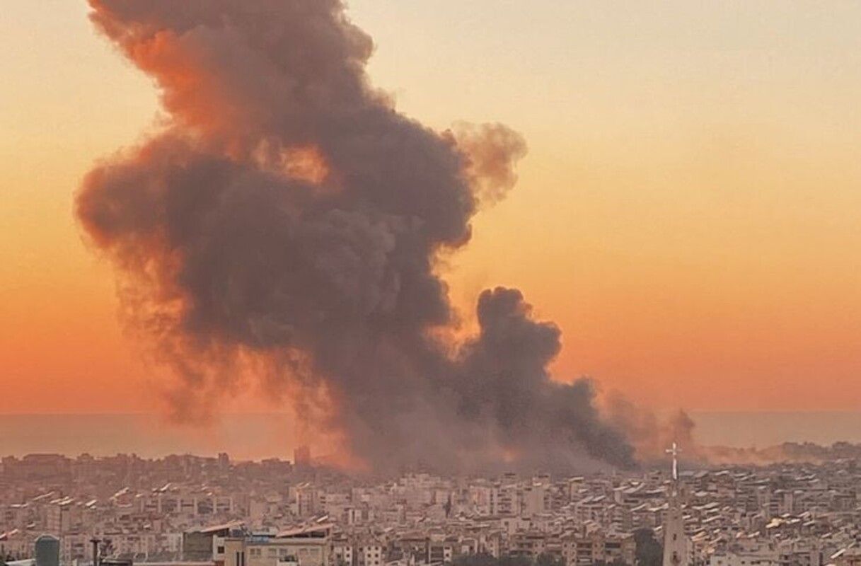 Lebanon di Bom Zionis Israel