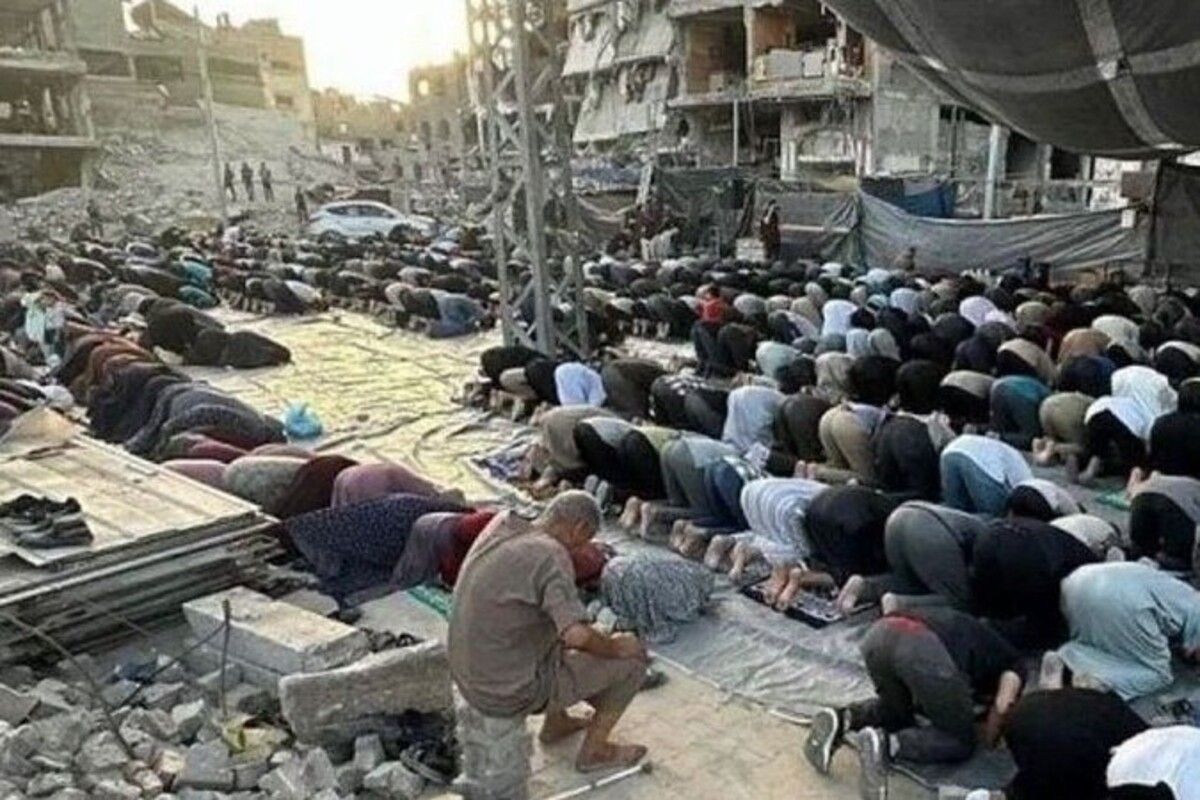 Masjid Gaza dihancurkan Zionis Israel