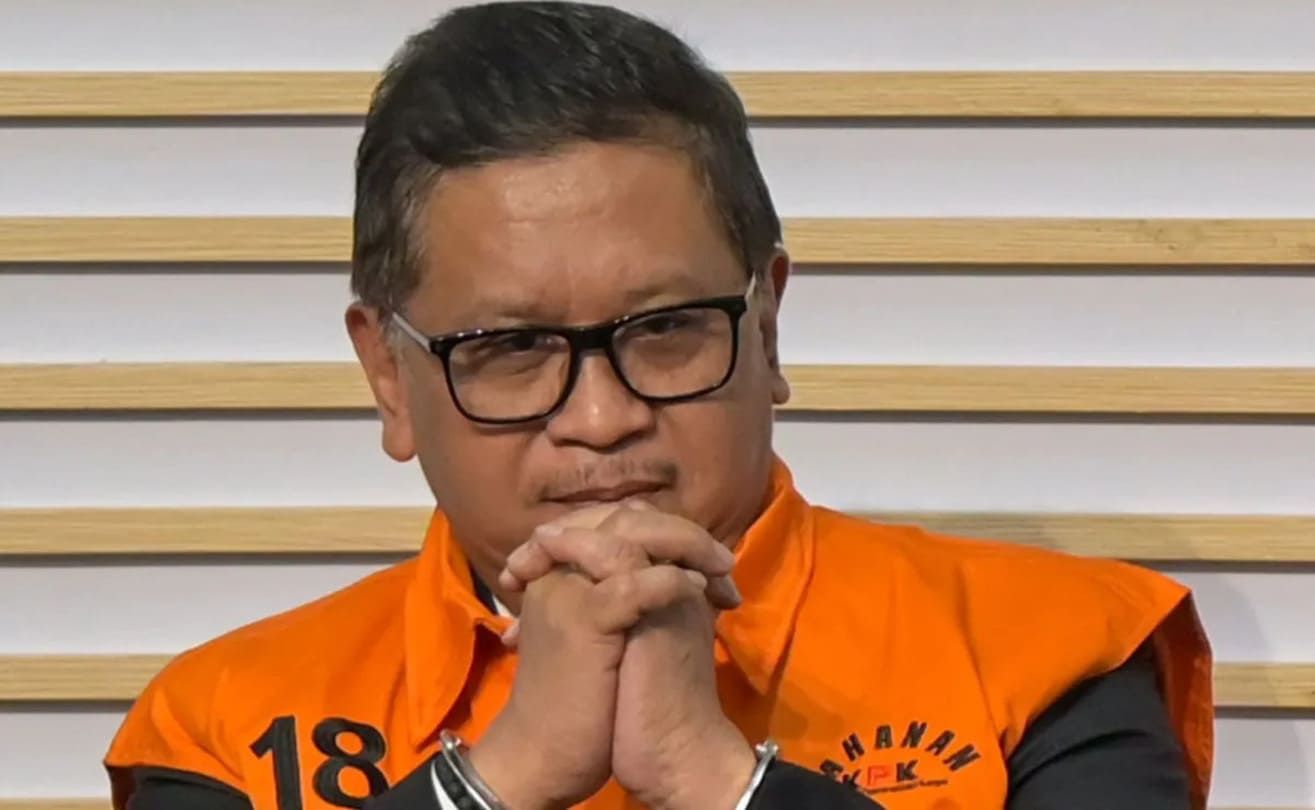 Hasto Kristiyanto ditahan KPK