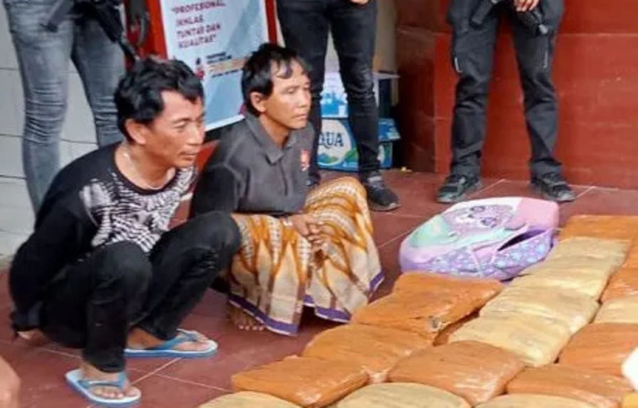 Pengedar Ganja 500 kg Sumbar