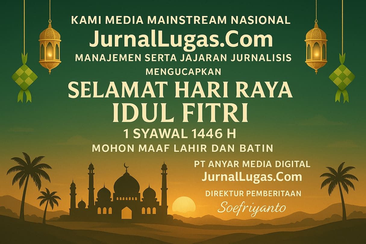 Selamat Hari Raya Idul Fitri JurnalLugas.Com