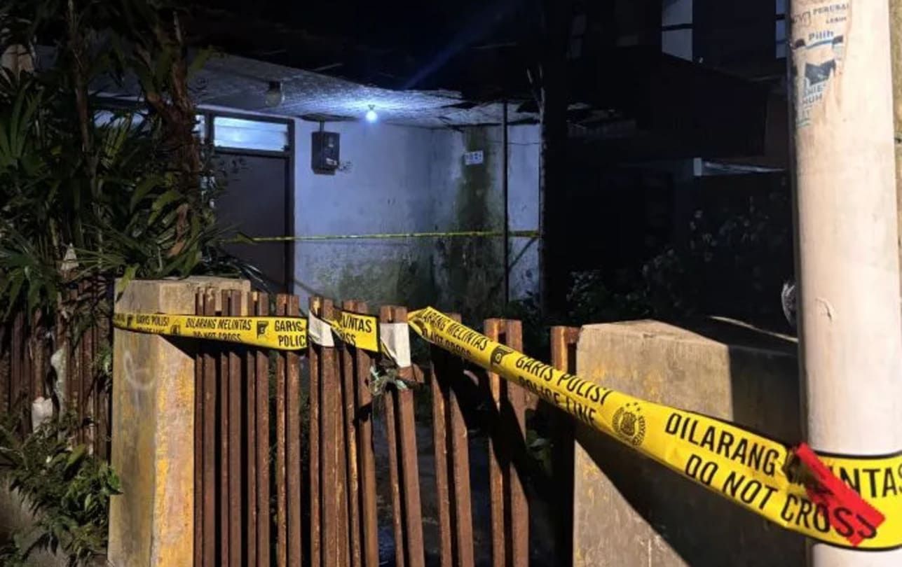 Garis polisi lansia tewas bandung