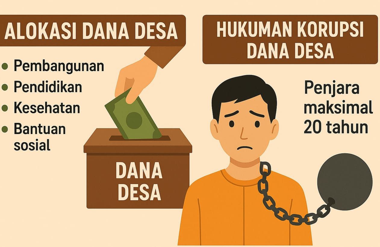 Alokasi dana desa serta hukuman Korupsi dana desa