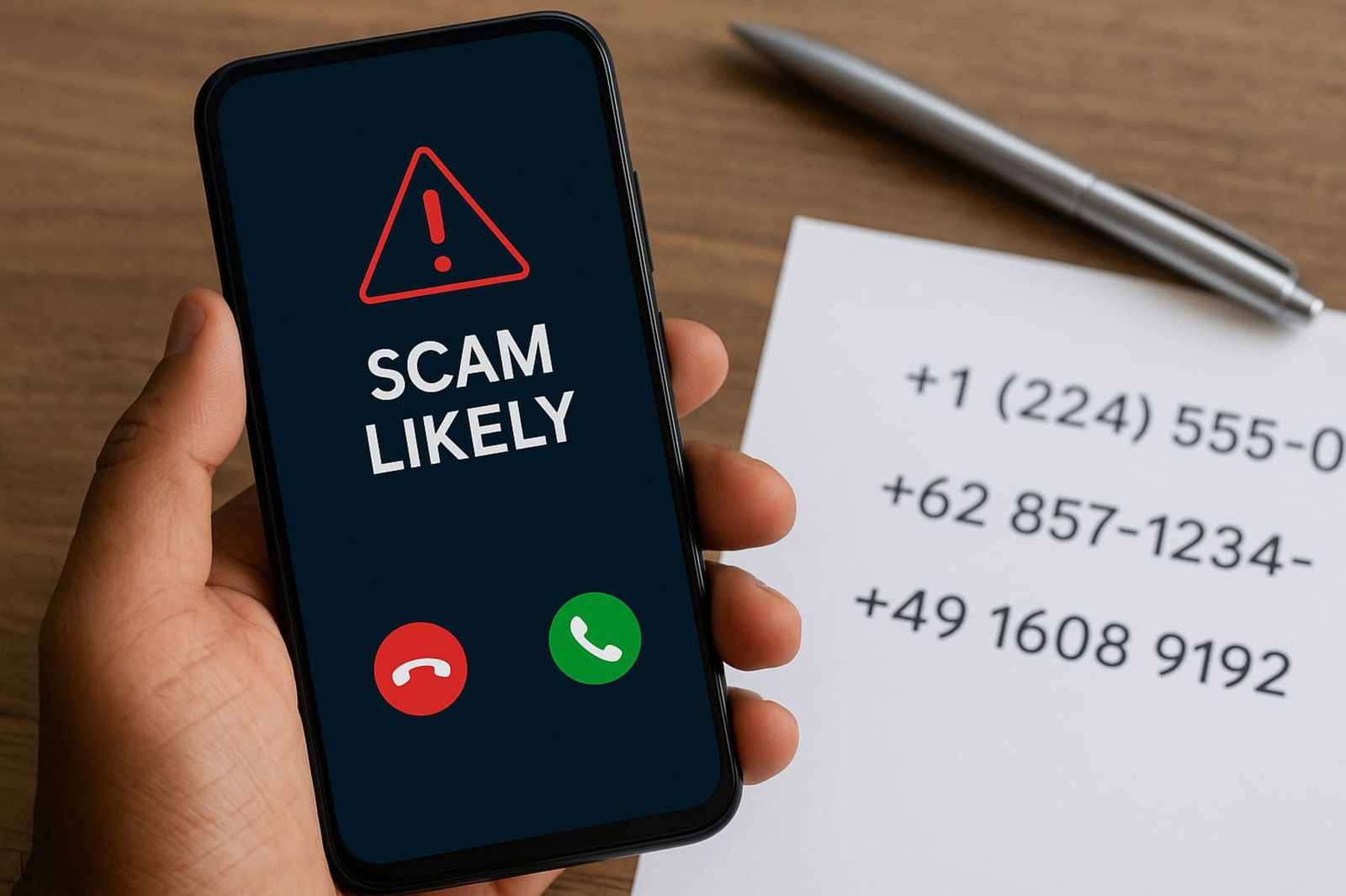 Panggilan Penipuan di Ponsel scam