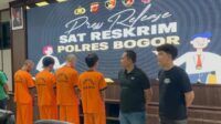 Polres bogor demo Brimob