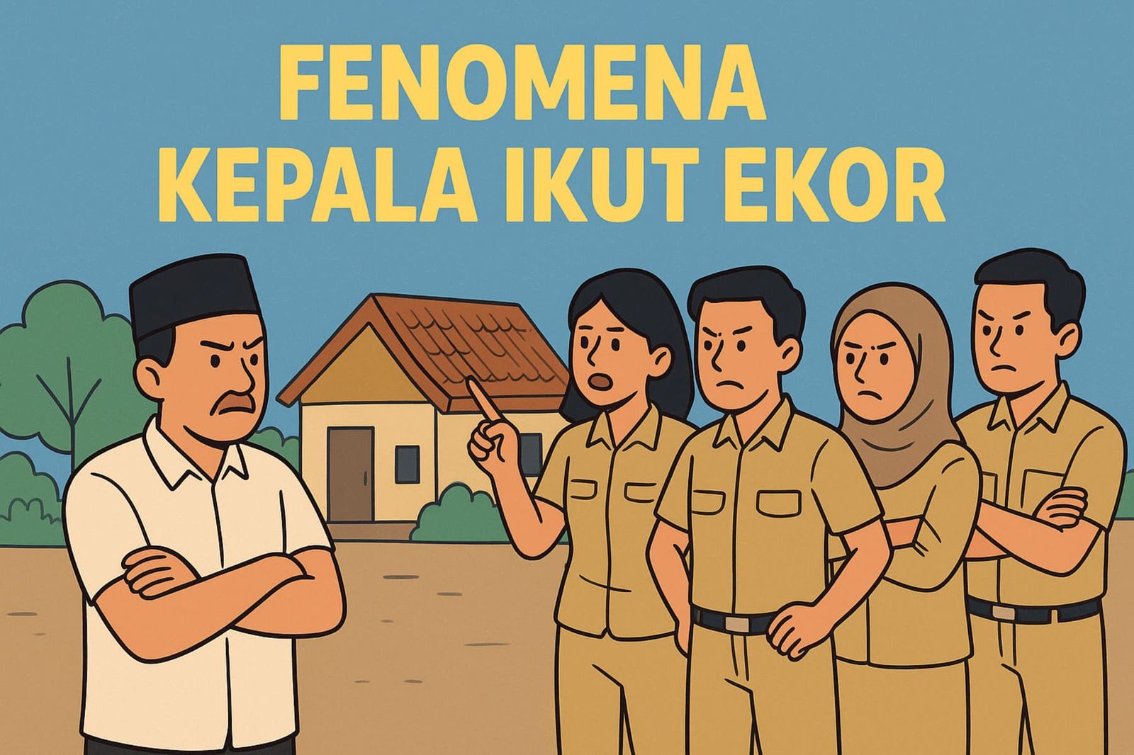 Kepala ikut ekor Konfrontasi Kepala Desa dan Pejabat