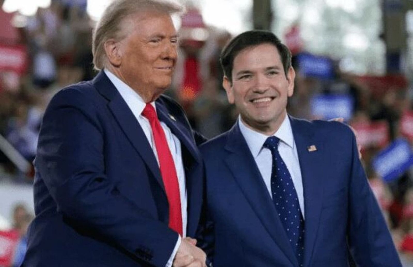 Marco Rubio Trump Menlu AS Marco Rubio dan Donald Trump