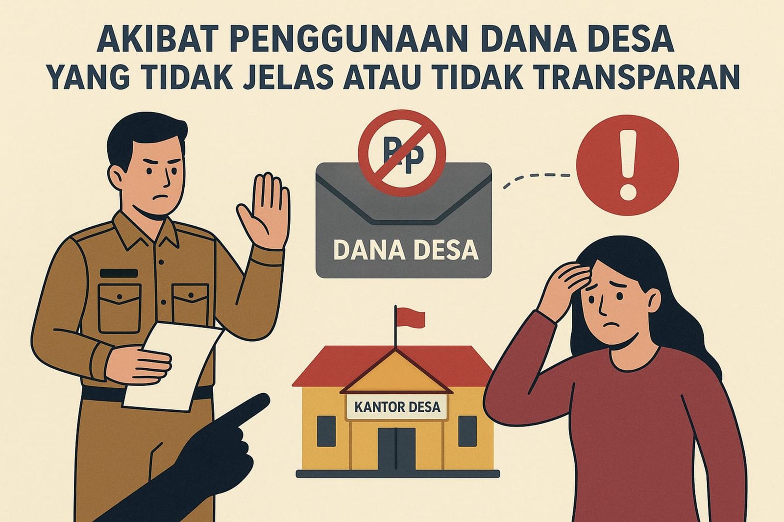 Akibat Penggunaan Dana Desa Tidak Transparan Penggunaan dana desa tidak transparan korupsi kades