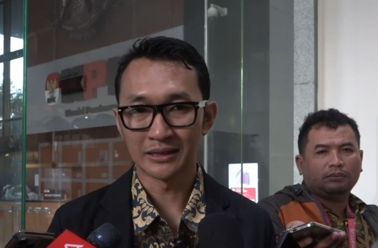 Budi Prasetyo KPK Juru Bicara Komisi Pemberantasan Korupsi Budi Prasetyo memberikan keterangan di Gedung Merah Putih KPK, Jakarta
