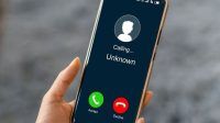 Panggilan tidak dikenal ponsel