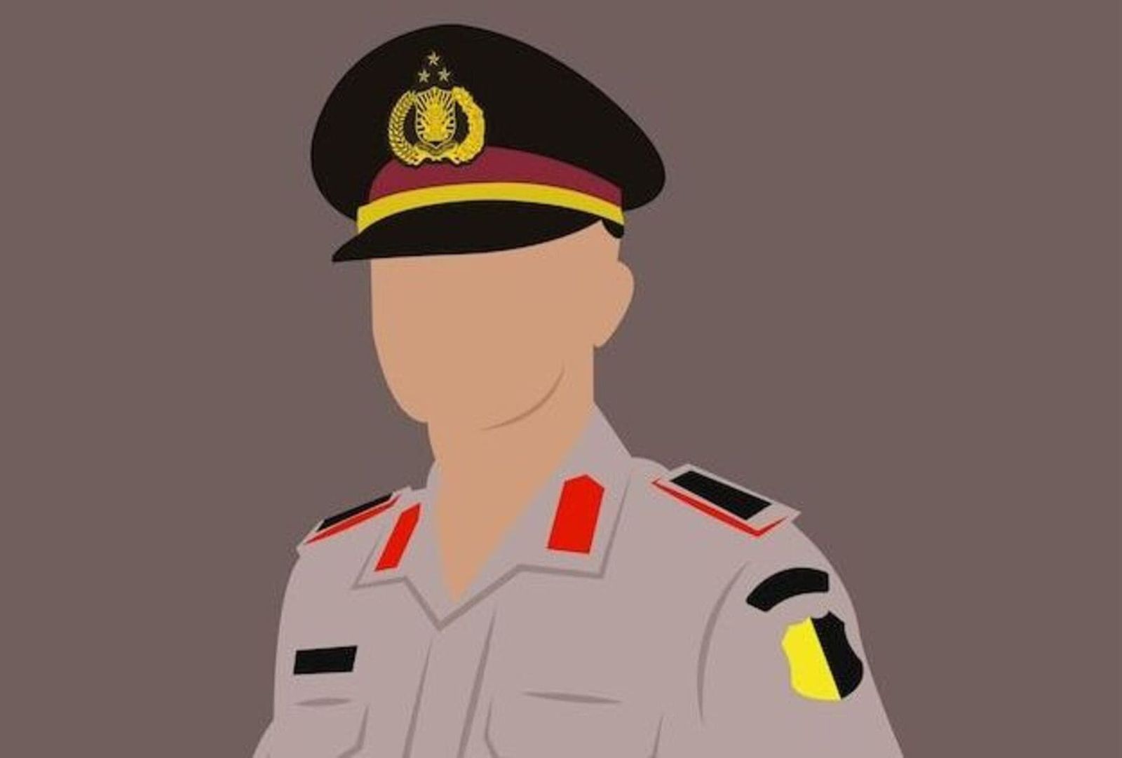 Ilustrasi polisi kapolsek