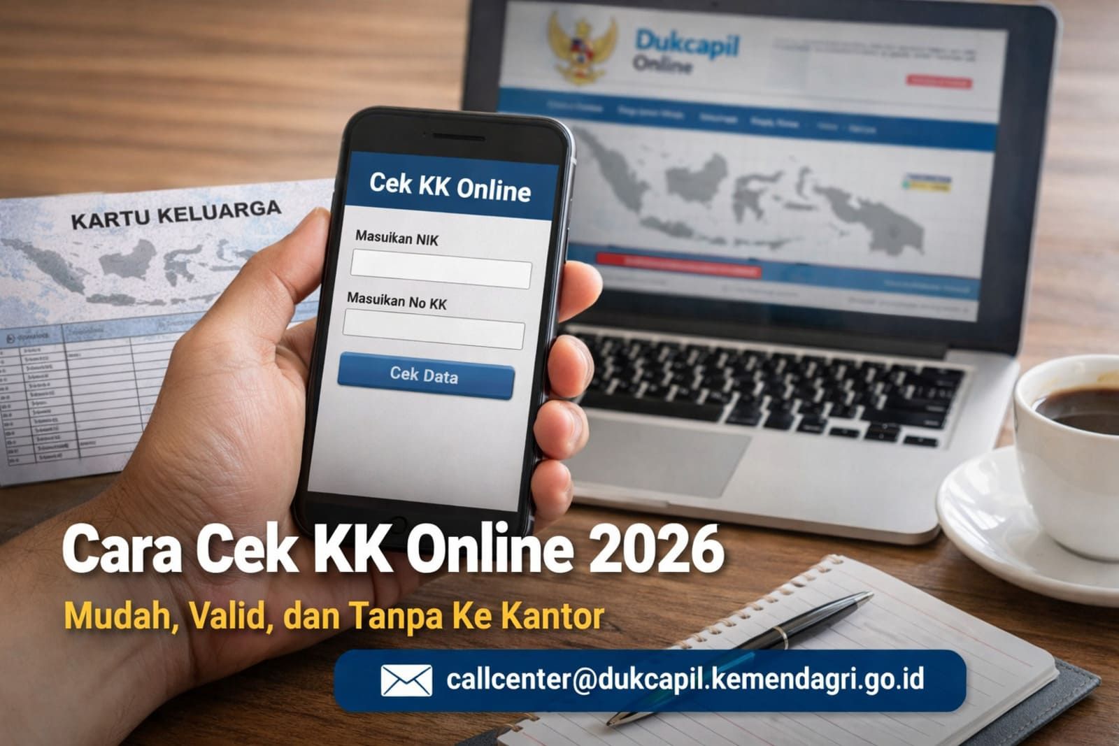 Cara cek kk online