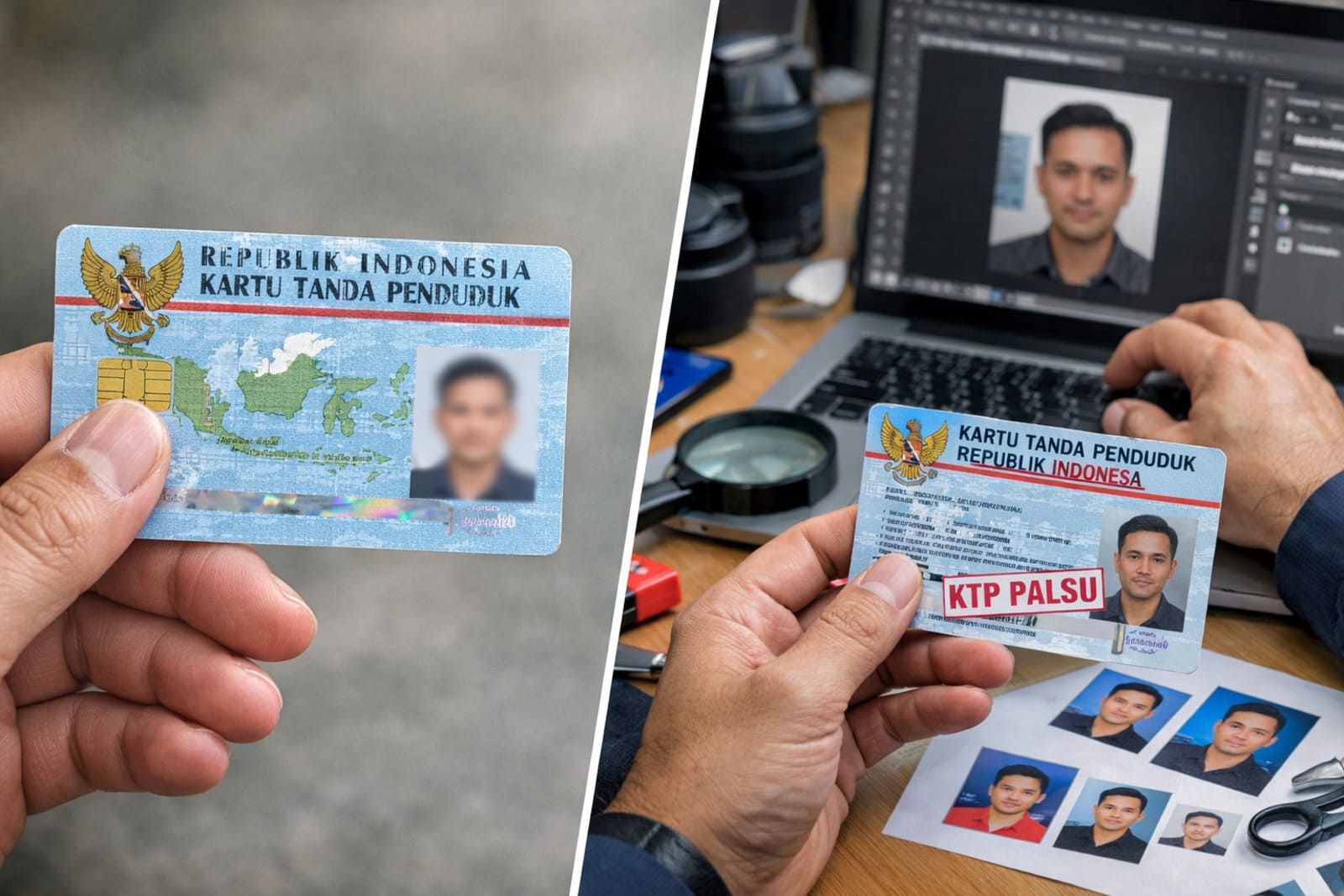 Pemalsuan KTP Palsu, Image JurnalLugas