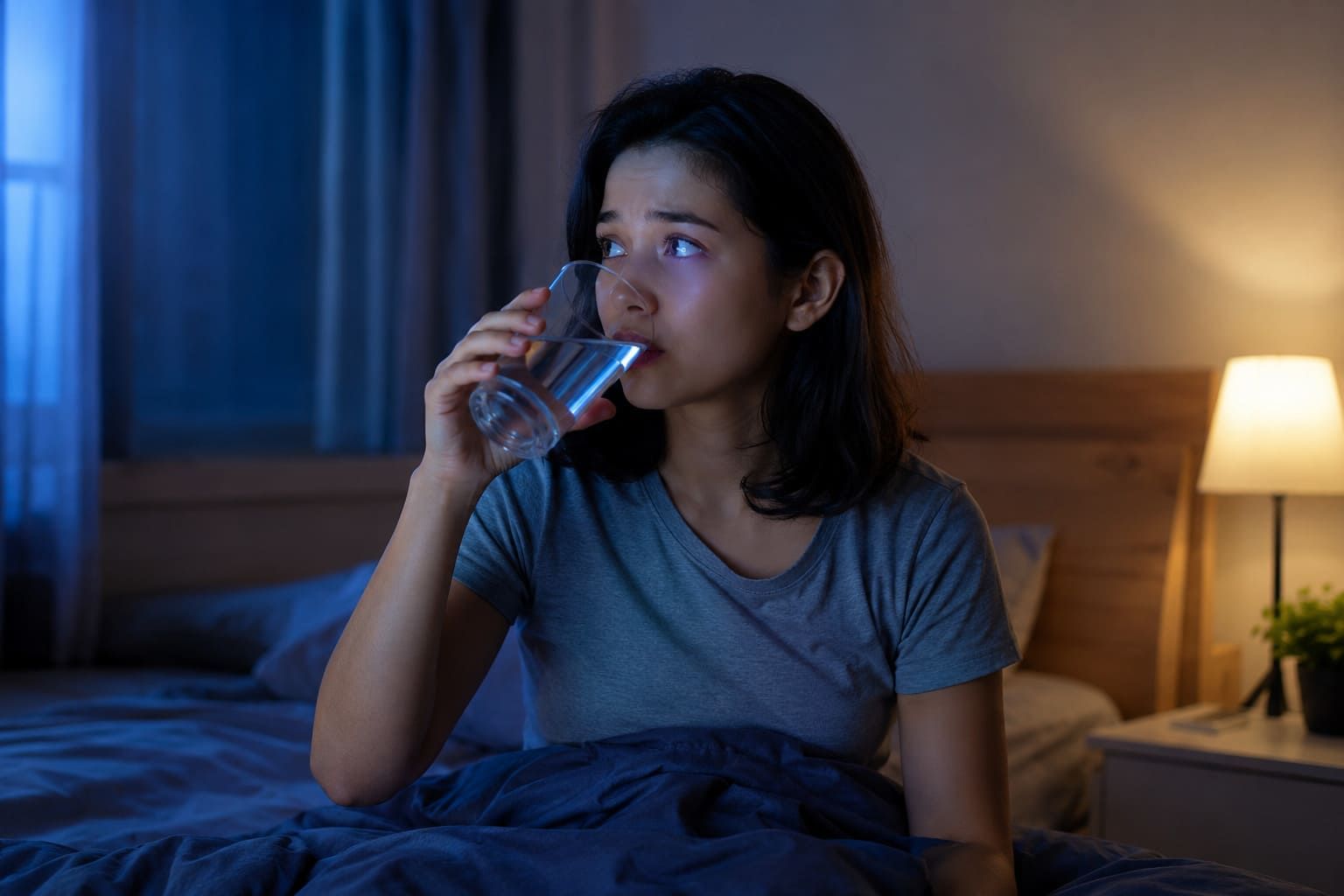 Haus malam minum tidur