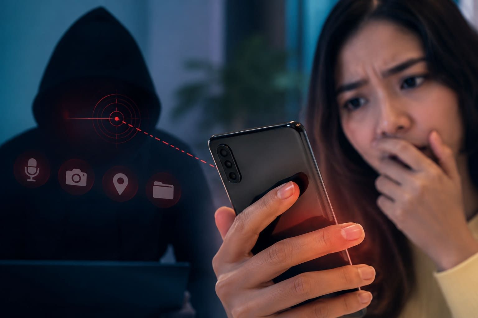 HP smartphone di sadap