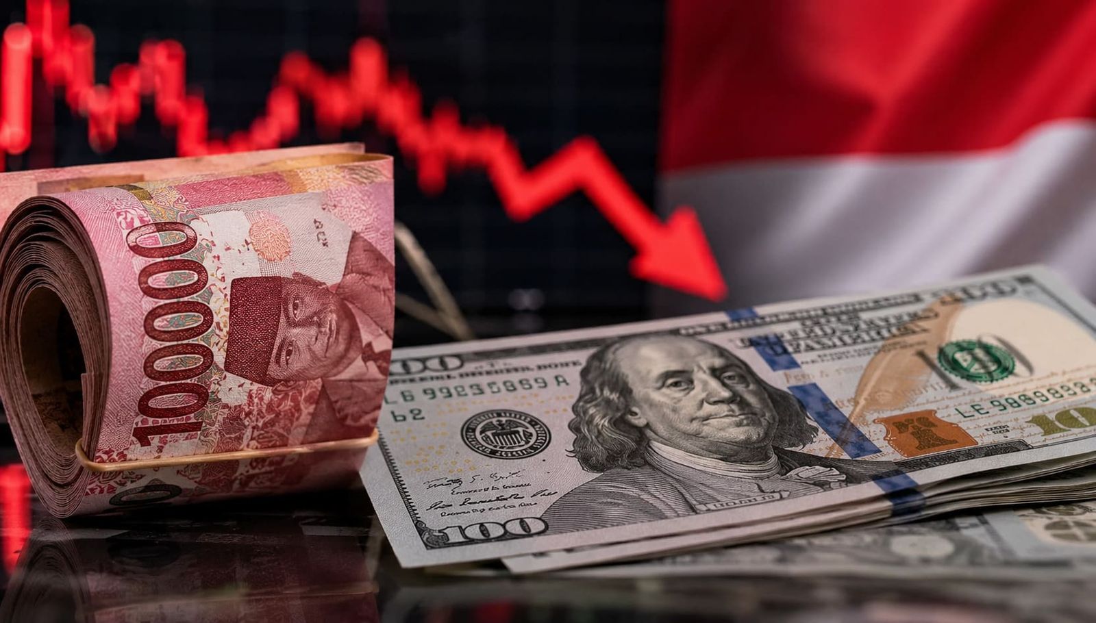 Kurs Rupiah anjlok