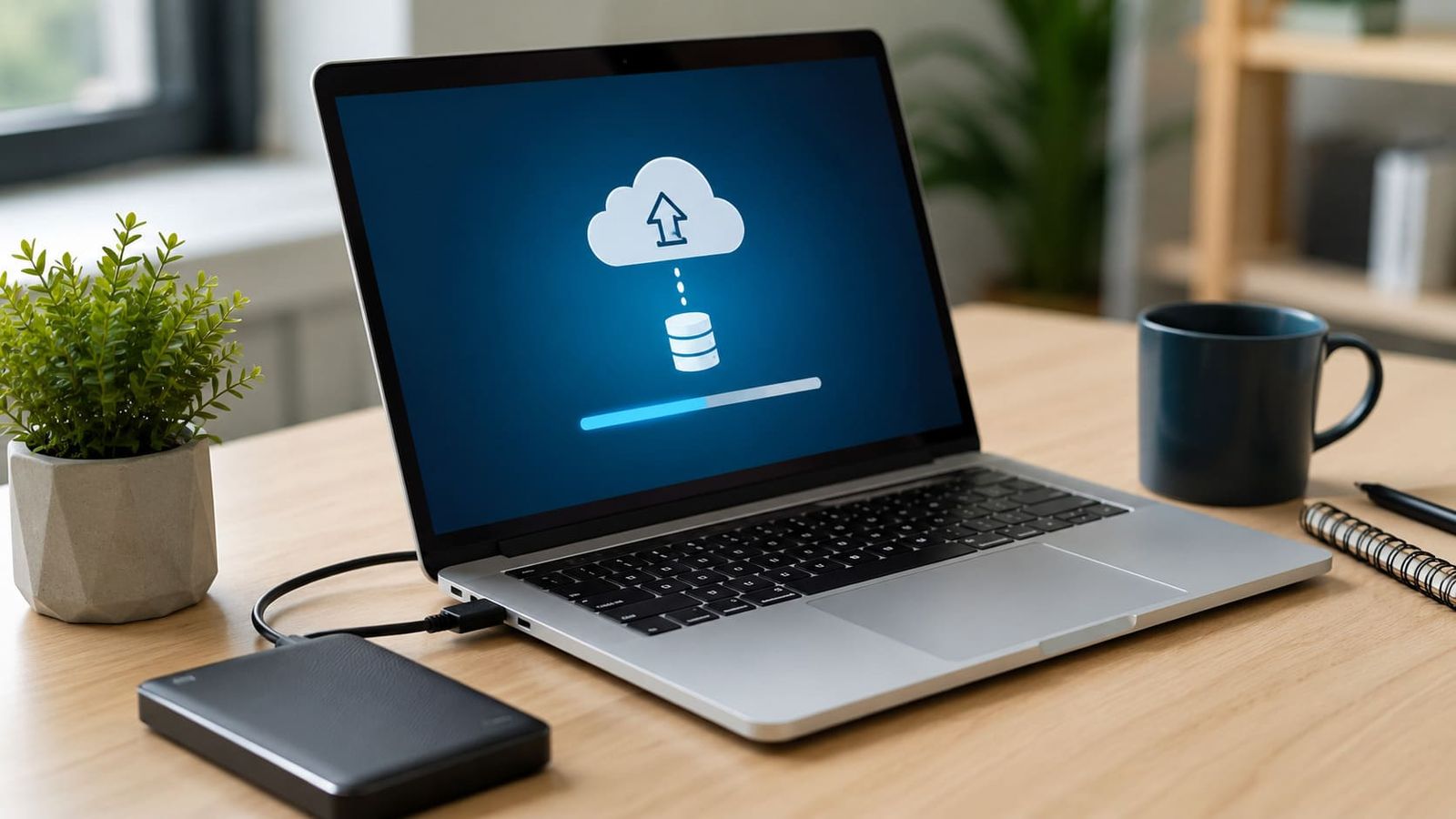 Backup data laptop