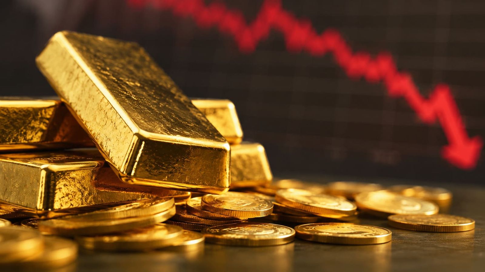 Harga emas turun anjlok