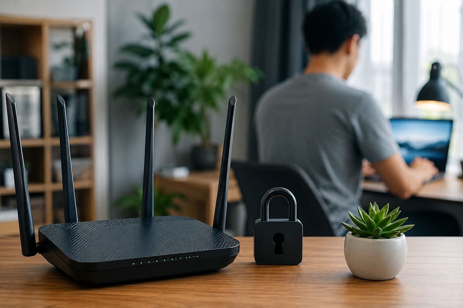 Jaringan keamanan router wifi internet