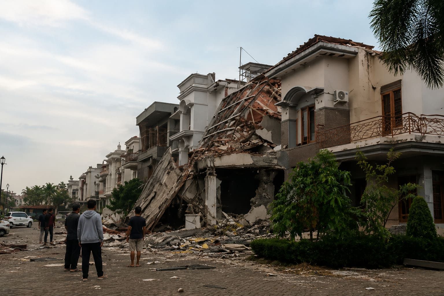 Ledakan Rumah mewah Grand Polonia medan