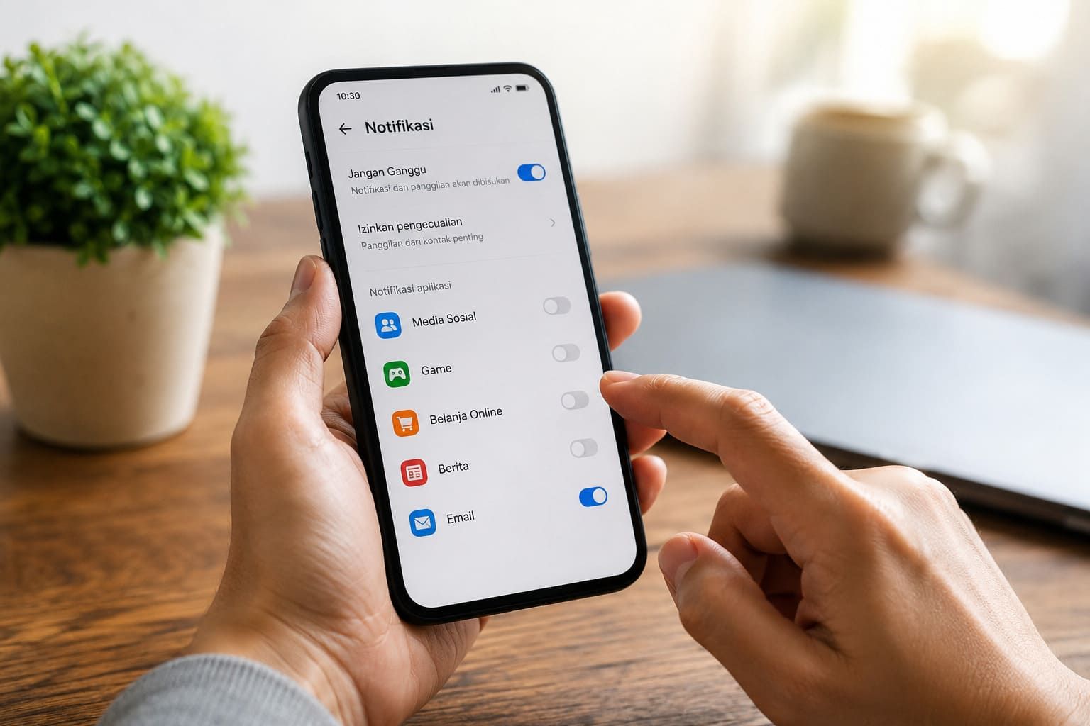 Notifikasi HP smartphone