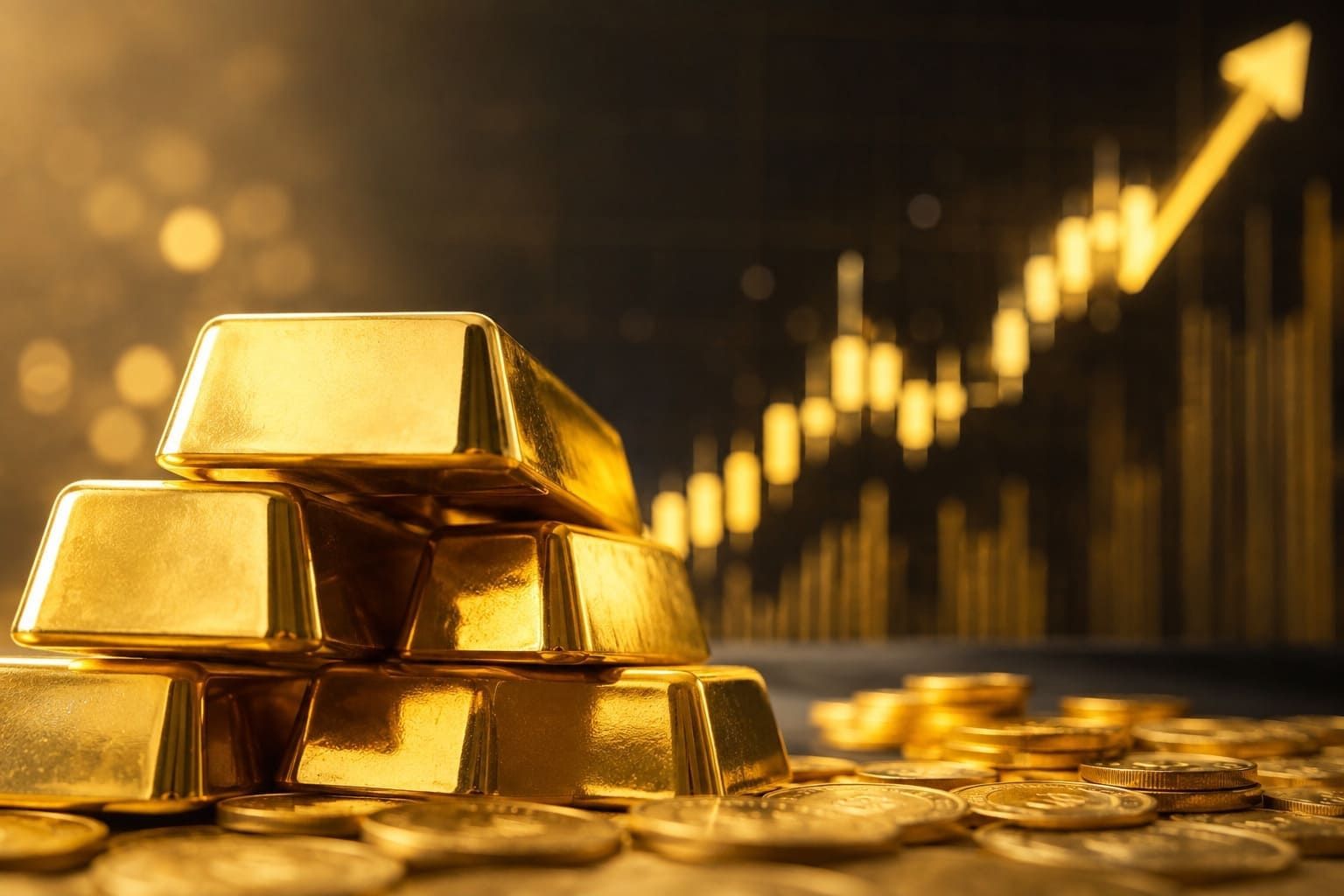 Gold emas harga naik