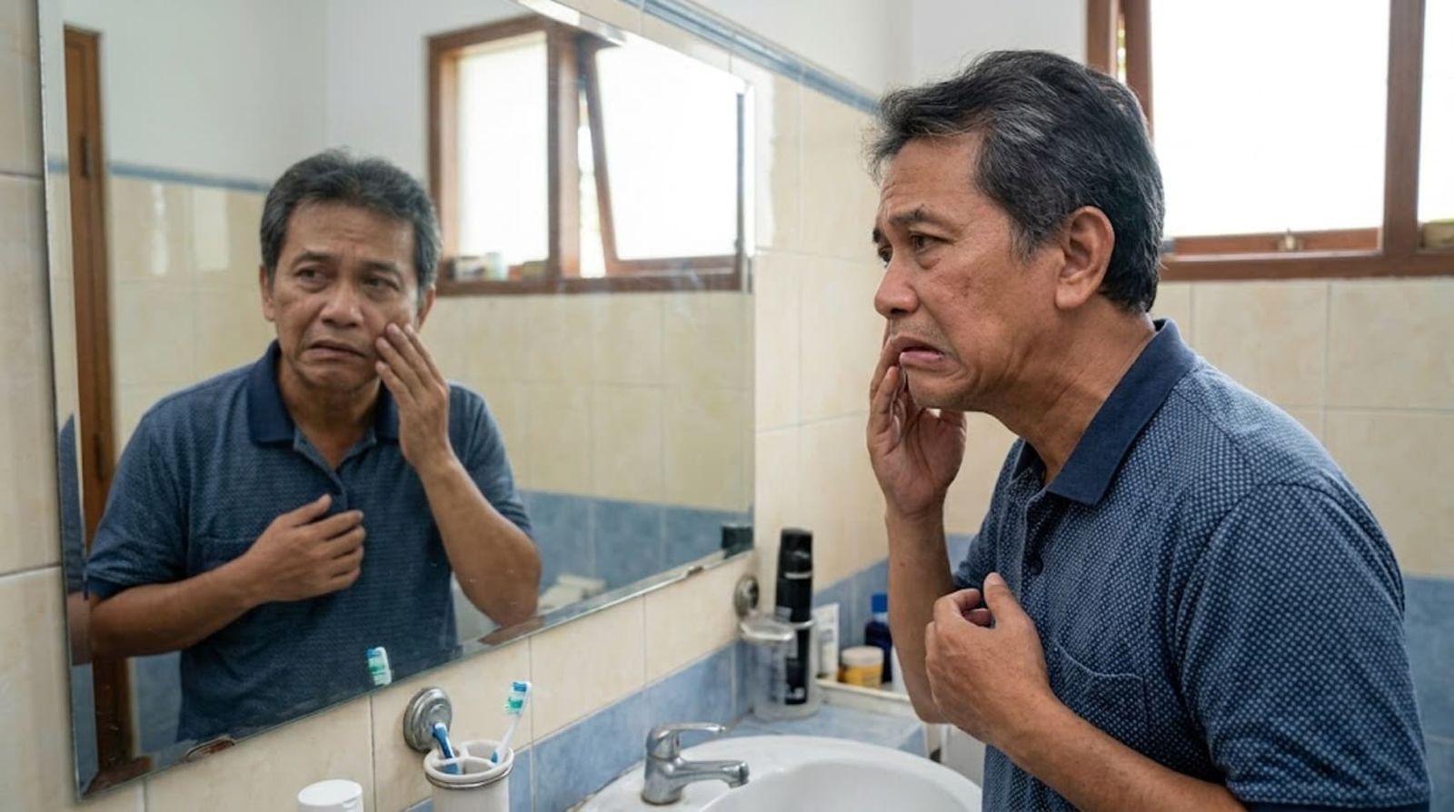Mulut mencong karena stroke