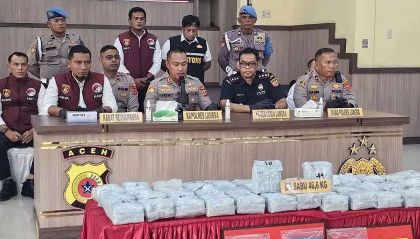 Sabu polres langsa