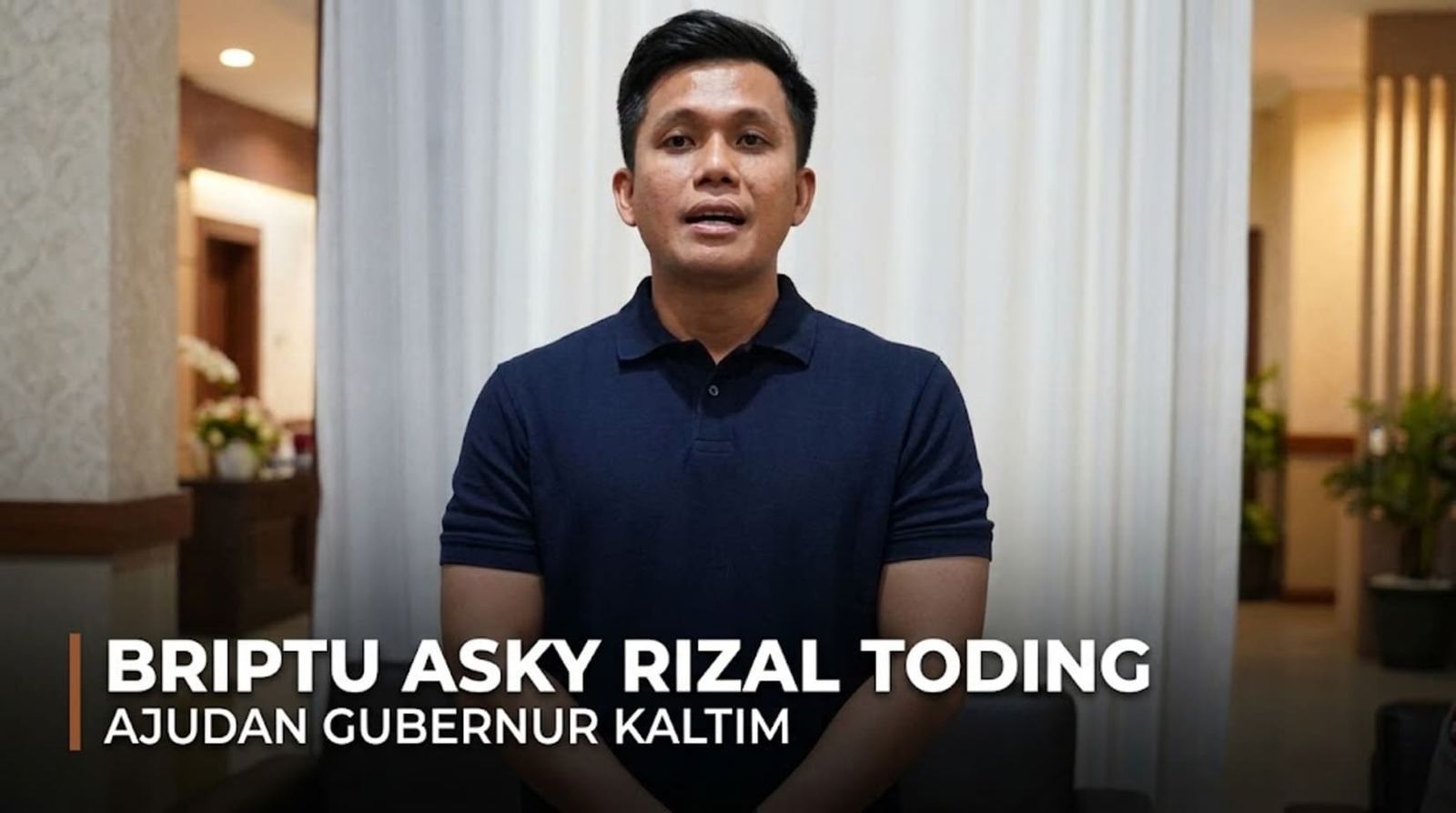 Ajudan Gubernur Kaltim Asky Rizal Toding