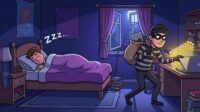 Ilustrasi pencurian maling mencuri